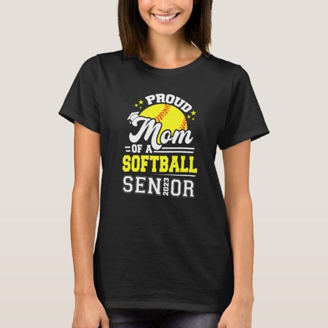 T-shirt Fier Maman D'Un Diplômé Supérieur De 2023 De Softb (Devant)