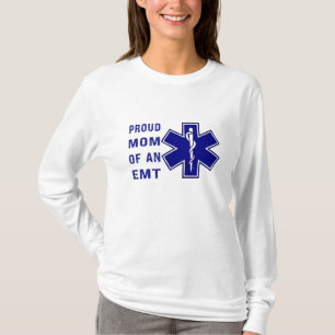 T-shirt Fier Maman d'un EMT - Maman supportante