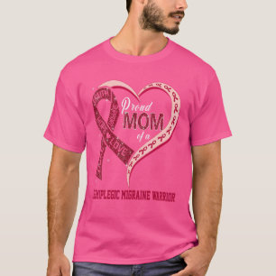 T-shirt Fier Maman D'Un Ruban Hémiplégique De Guerrier Mig