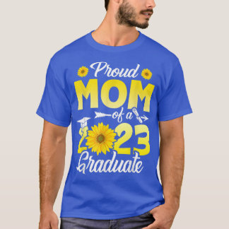 T-shirt Fier maman d'une classe de 2023 diplômé de premier