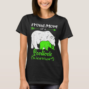 T-shirt Fier Maman Scoliosis Guerrier