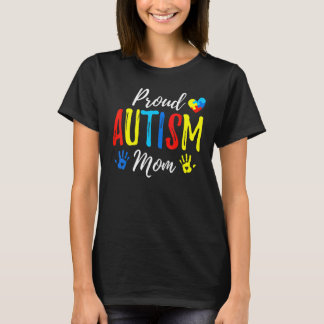 T-shirt Fier Maman Sensibilisation sur l'autisme Famille C