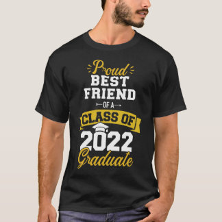 T-shirt Fier meilleur ami classe de 2022 baccalauréat supé