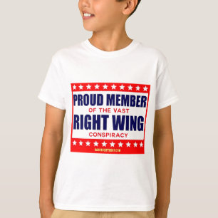 T-SHIRT FIER MEMBRE DE LA VASTE CONSPIRATIE DE DROITE