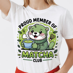 T-shirt Fier Membre Du Matcha Club - Les Amateurs De Match