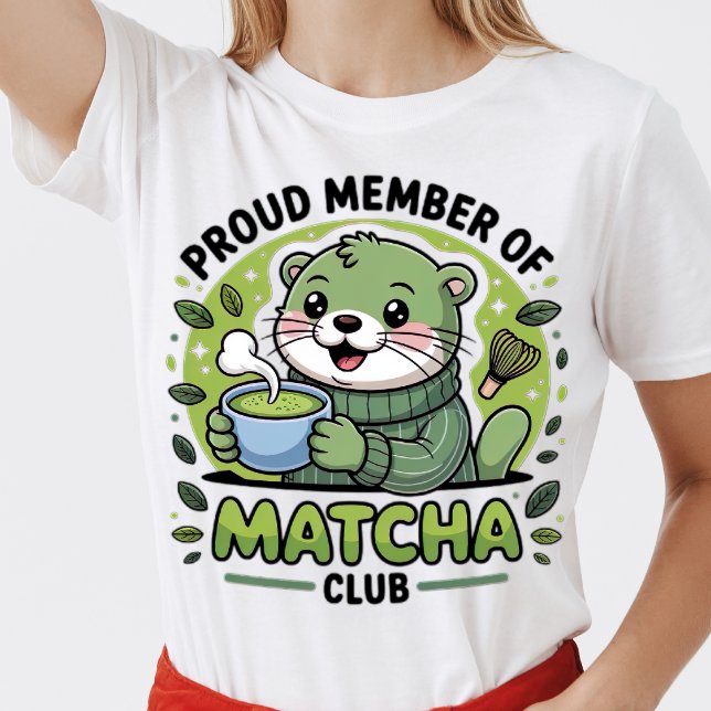 T-shirt Fier Membre Du Matcha Club - Les Amateurs De Match (Créateur téléchargé)