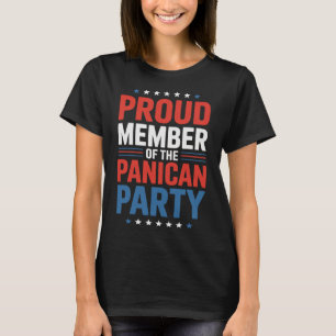 T-shirt Fier Membre Du Parti Panicain Anti-Trump