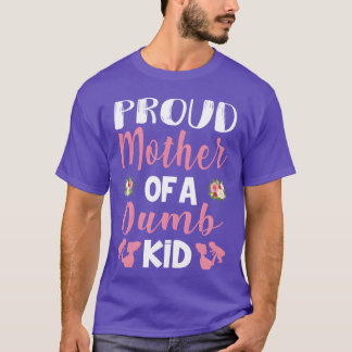 T-shirt Fier Mère D'Une Petite Fille De Poussette