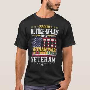T-shirt Fier Mère en droit Vietnam Guerre Vétérinaire Matc
