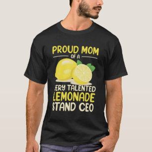 T-shirt Fier Mon D'Un Chef De Direction De Stand Lemonade