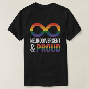 T-shirt Fier neurodivergent - TDAH Autisme - Fierté  