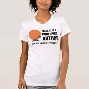 T-shirt FIER NOIR AUTEUR Afro Queen Me questionner À propo