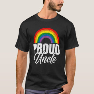 T-shirt Fier oncle Ally LGBT Mois Gay pride lesbienne LGBT