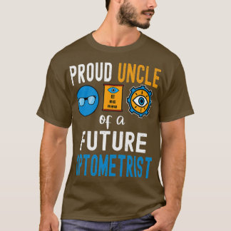 T-shirt Fier oncle d'un futur optométriste 1