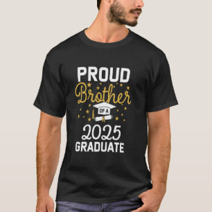 T-shirt Fier orgueilleux d'un frère diplômé en 2025 Senior
