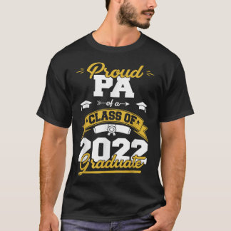 T-shirt Fier Pa D'Une Catégorie De Cadeaux Diplômés De 202