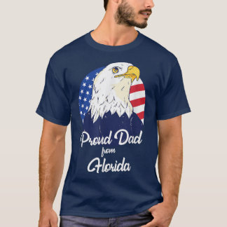 T-shirt Fier Papa De Floride Bonne Fête des pères
