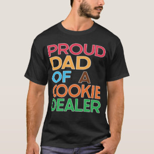 T-shirt Fier papa d'un concessionnaire de biscuits pour bo