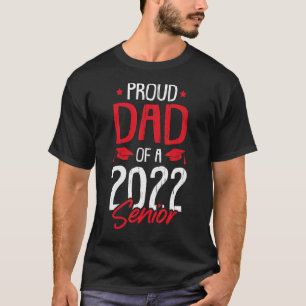 T-shirt Fier Papa D'Un Diplôme Supérieur 2022 Papa Daddy F