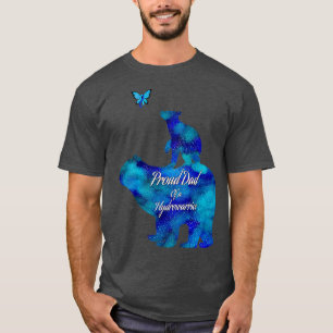 T-shirt Fier papa d'un hydrogueur hydrocéphale nébuleuse b