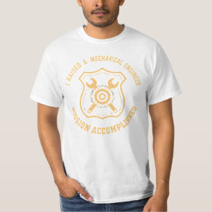 T-shirt Fier papa d'un ingénieur mécanicien