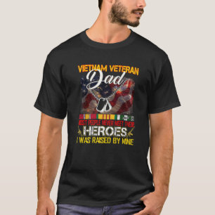 T-shirt Fier Papa D'Un Vétérinaire Du Vietnam Ma Fille Fil