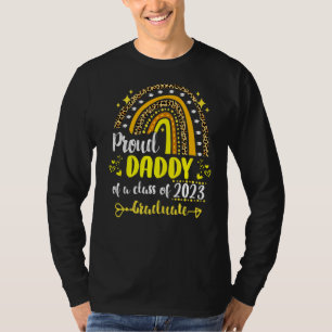 T-shirt Fier Papa D'Une Classe De 2023 Graduate Senior Gra