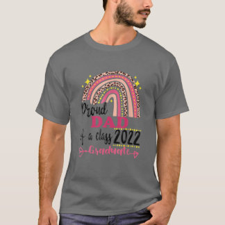 T-shirt Fier Papa D'Une Classe De Leopard Rose 2022
