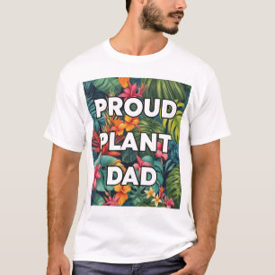 T-shirt Fier papa Plante - Édition Tropical