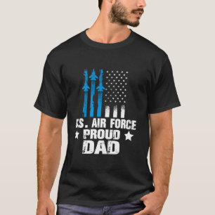 T-shirt Fier Papa US Air Force Militaire Anciens Combattan