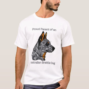 T-shirt Fier parent d'un chien de combat australien