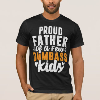 T-shirt Fier père de quelques enfants