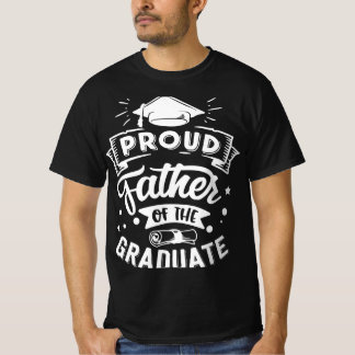 T-shirt Fier Père du Diplômé - Célébration
