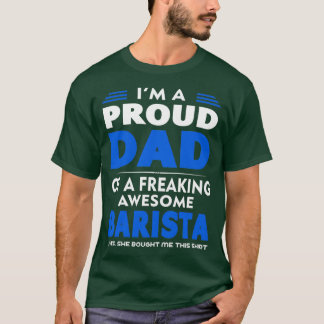 T-shirt FIER PÈRE D'UN Barista