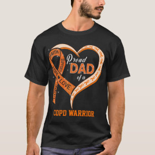 T-shirt Fier Père D'Un Guerrier De La MPOC