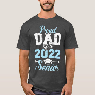 T-shirt Fier père d'une classe de fin d'études de 2022