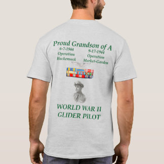 T-shirt Fier petit-fils d'un pilote de planeur de la Secon