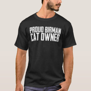 T-shirt Fier propriétaire de chat birman