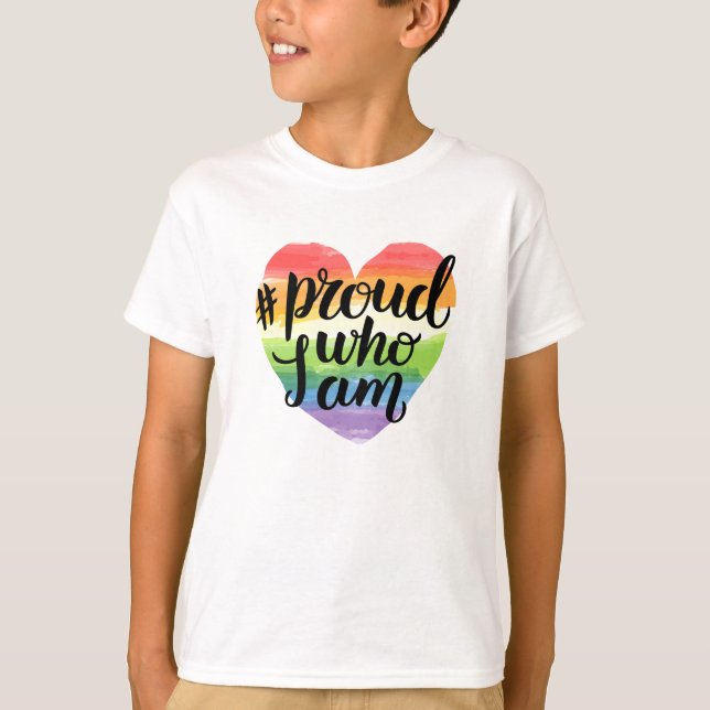 T-shirt Fier qui je suis (Devant)
