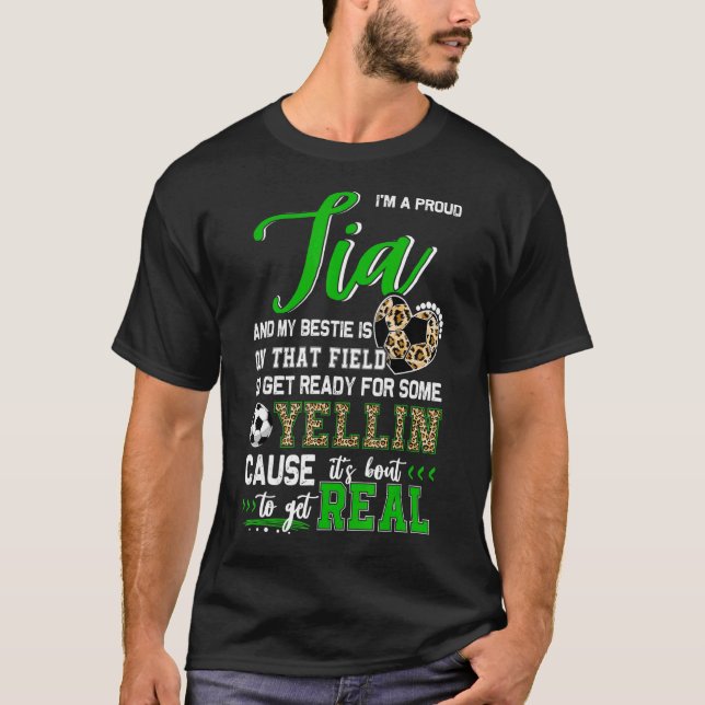 T-shirt Fier Soccer Tia Soccer Famille 2 (Devant)