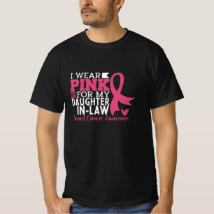 T-shirt Fier Soutien familial Cancer du sein de la belle-f