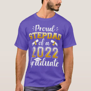 T-shirt Fier stepdad d'une classe de 2022 diplômé senior g
