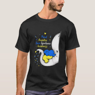 T-shirt Fier Tante Down Syndrome Jour de sensibilisation E