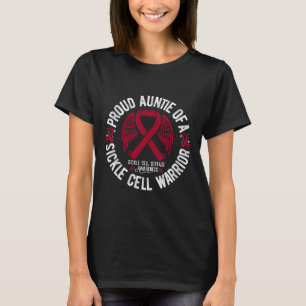 T-shirt Fier Tante D'Un Guerrier De Cellule De Faucille Dé