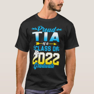 T-shirt Fier Tia D'Une Classe De 2022 Diplômé Senior 2022