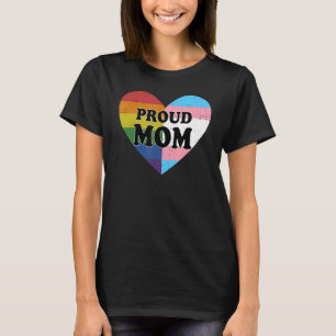 T-shirt Fier Trans Maman Fier Ally Lgbtq Transgenre Prou