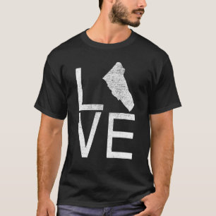 T-shirt Fier Usa Fan State Vermont Love Map Vermont 1