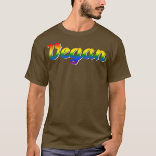 T-shirt Fier Vegan Queer Trans Gay Lesbian Vegans Veganis