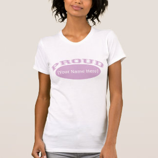 T-shirt Fier (votre nom ou texte)