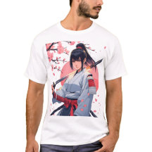 Fierce Anime Samurai fille Katana |Guerrier japona